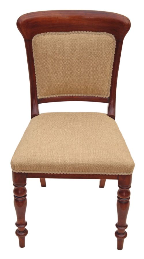 fig 2. Set of 6 Victorian mahogany dining chairs