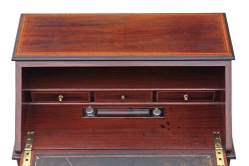 fig 2. Edwardian mahogany Maple and Co. bureau