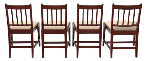 fig 1. Set of 4 Georgian mahogany dining chairs
