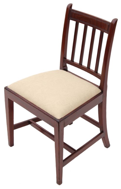 fig 2. Set of 4 Georgian mahogany dining chairs