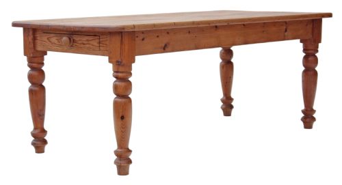 fig 1. Scrub top pine kitchen dining table