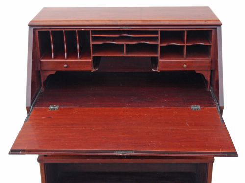 fig 2. Mahogany Globe Wernicke bureau bookcase desk