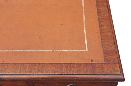 fig 2. Victorian walnut twin pedestal desk