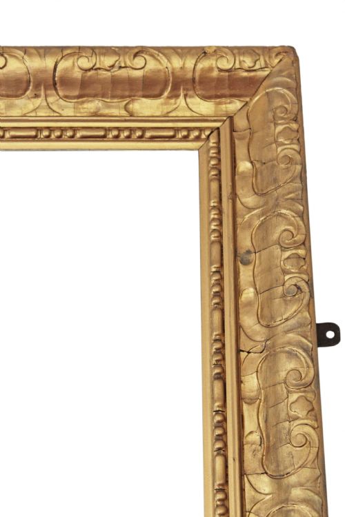 fig 1. Victorian gilt wall mirror overmantle
