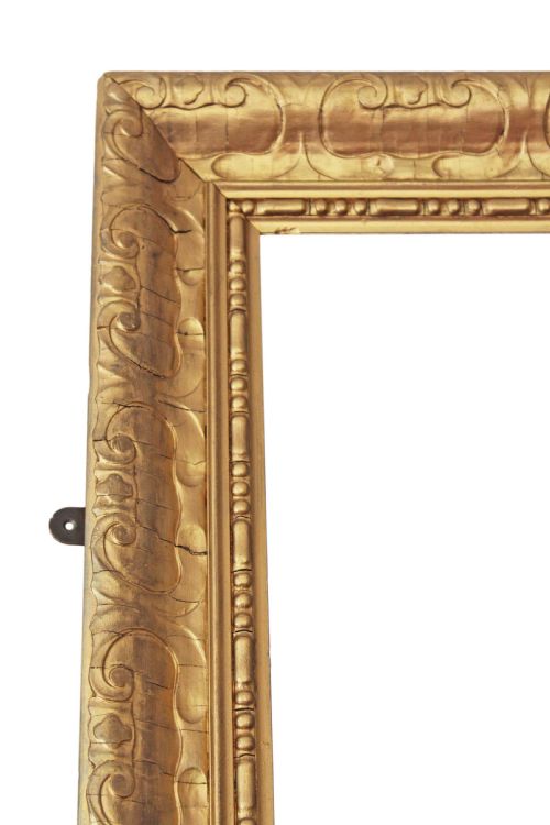 fig 2. Victorian gilt wall mirror overmantle