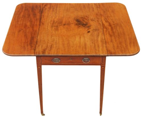 Georgian Mahogany Pembroke Supper Side Table