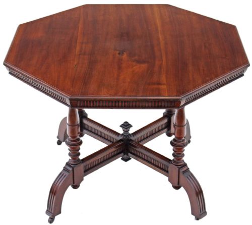 Victorian Walnut J. Shoolbred Centre Side Table