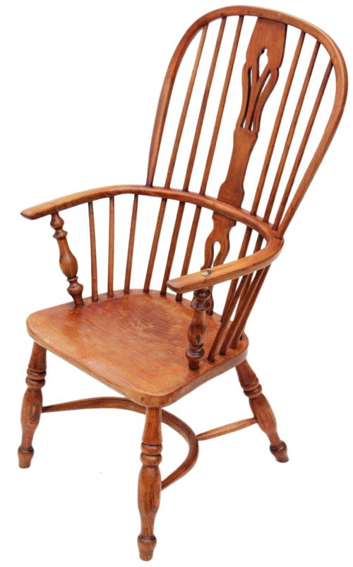 fig 1. Windsor ash elm armchair carver