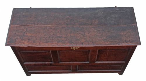 fig 2. Georgian oak chest coffer