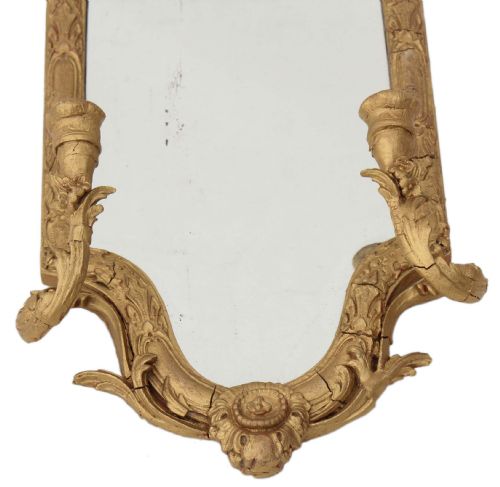 fig 2. Girandole wall mirror overmantle