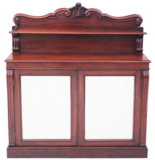 Regency Mahogany Chiffonier Sideboard