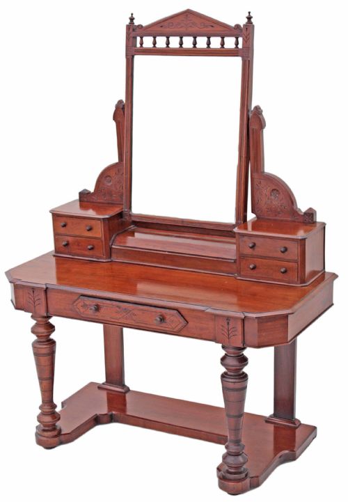 fig 1. Victorian mahogany Duchess dressing table