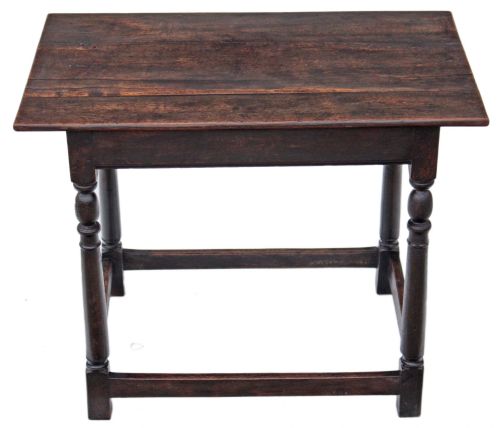 Georgian Oak Side Writing Table