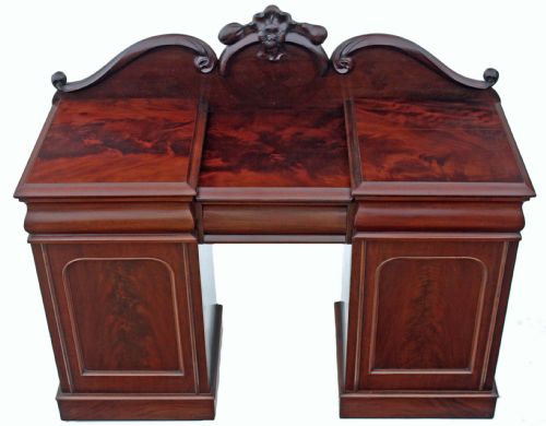 fig 1. Victorian flame mahogany sideboard chiffonier
