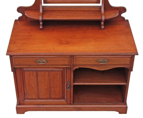 fig 1. Victorian walnut dressing table