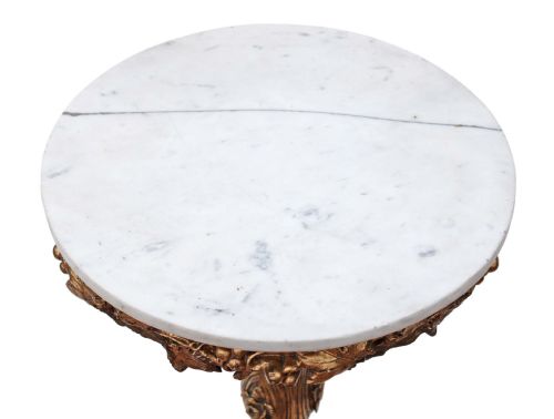 fig 1. 19th Century gilt and marble wine side table