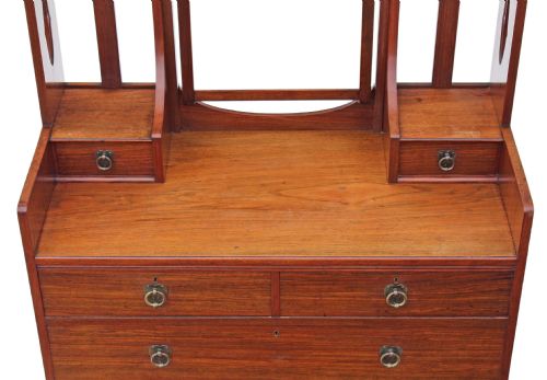 fig 1. Victorian inlaid walnut dressing table