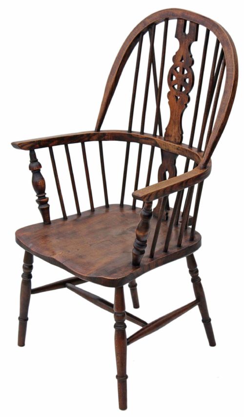 Windsor Armchair Carver Hall Side Dining Chair