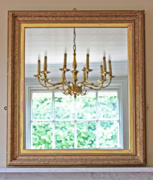 Victorian Gilt Framed Wall Overmantle Mirror