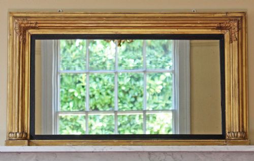 Regency Gilt Overmantle Wall Mirror