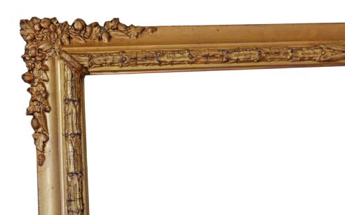 fig 1. Victorian wall mirror overmantle gilt framed