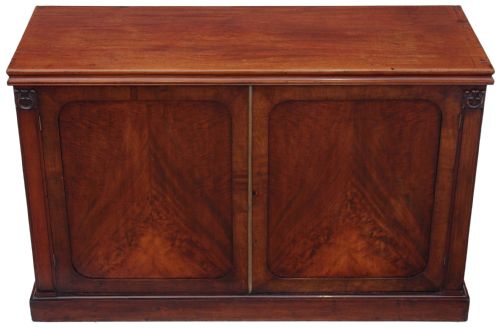 William IV Flame Mahogany Sideboard Chiffonier