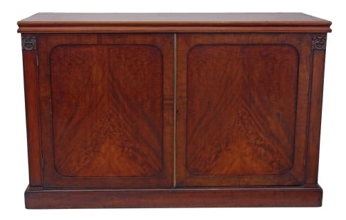 fig 1. William IV flame mahogany sideboard chiffonier