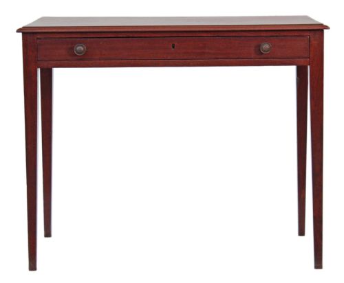 Georgian Mahogany Side Writing Occasional Table
