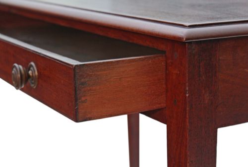 fig 1. Georgian mahogany side writing occasional table