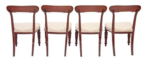 fig 1. Set of 4 mahogany Regency dining chairs