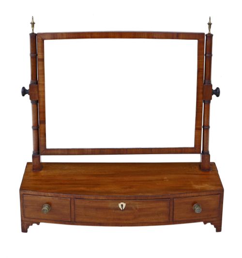 fig 2. Georgian mahogany dressing table swing mirror