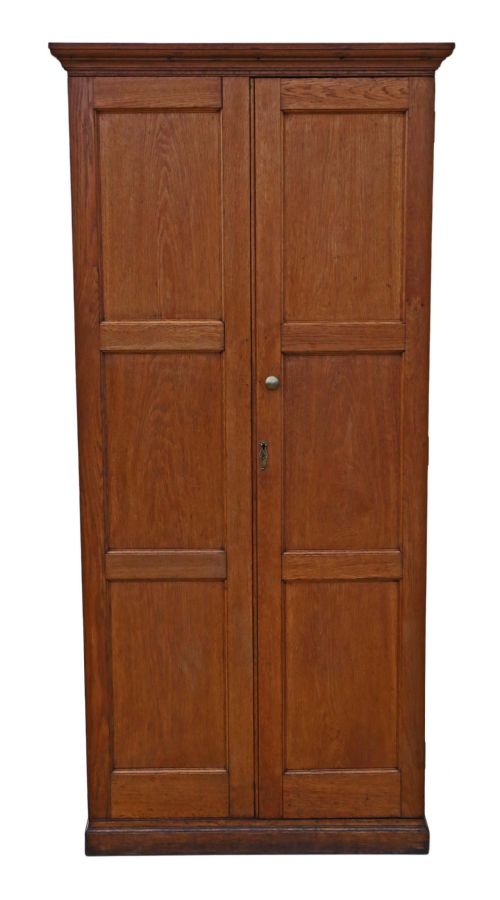 fig 1. Victorian oak hall housekeeper's kitchen bookcase larder