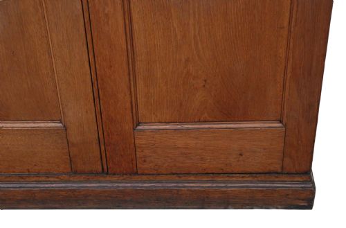 fig 2. Victorian oak hall housekeeper's kitchen bookcase larder