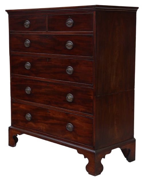 Georgian C1800 Mahogany Chest of Drawers