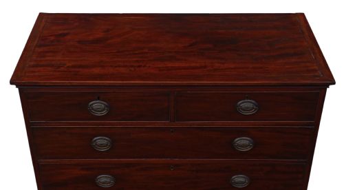 fig 2. Georgian C1800 mahogany chest of drawers