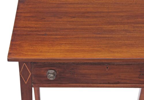 fig 2. Georgian inlaid yew cedar writing desk table