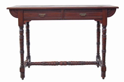 fig 1. Victorian walnut desk writing table