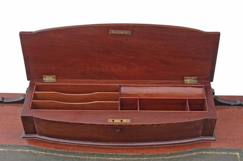 fig 2. Victorian inlaid mahogany writing table desk