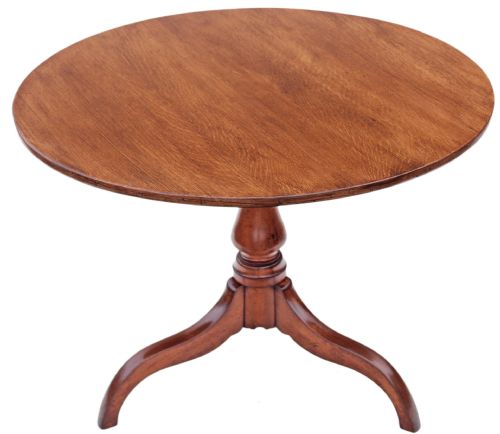 Georgian Oak Tilt Top Supper Table