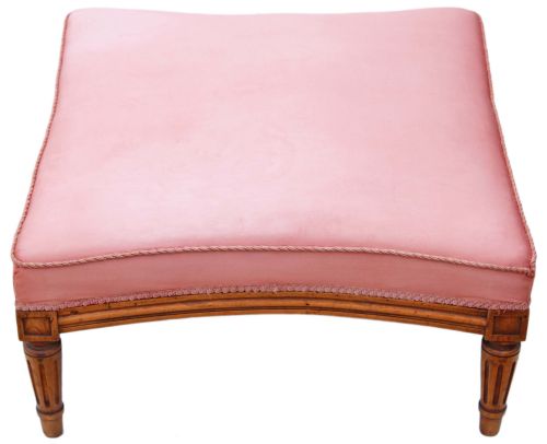 Victorian Walnut Shaped Stool Foot Coffee Table