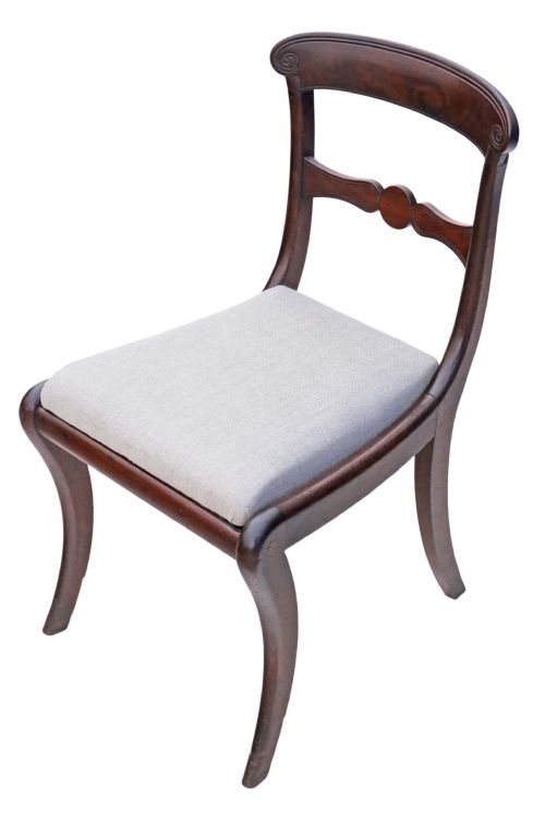 fig 1. Mahogany Georgian dining chair