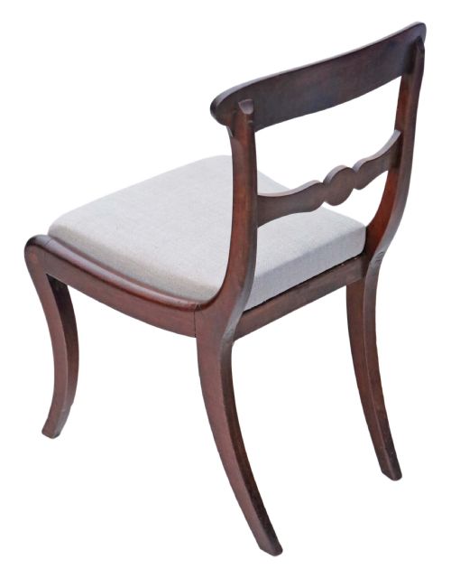 fig 2. Mahogany Georgian dining chair