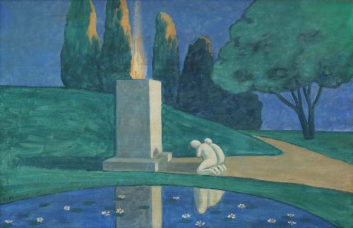 fig 1. Oil on canvas painting dated 1914