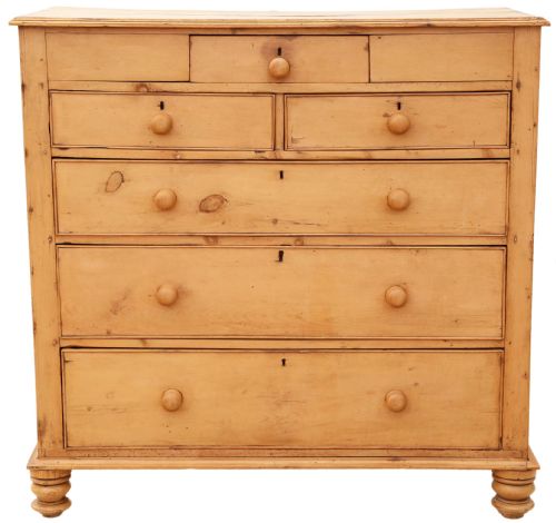 Regency Stripped Pine Chest of Drawers