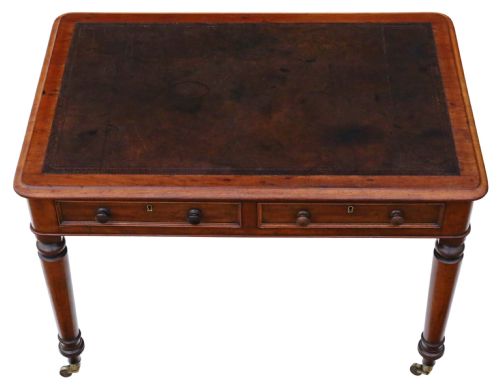 fig 1. Regency mahogany writing table desk