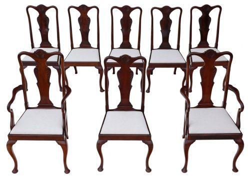 Set of 8 Mahogany Dining Chairs