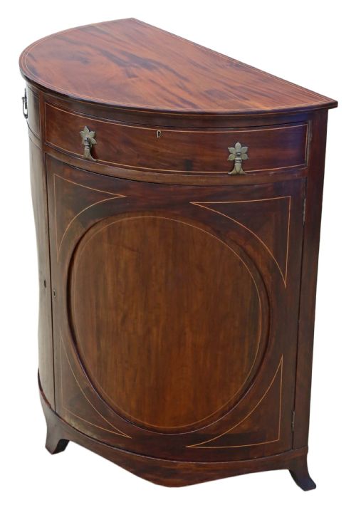 fig 2. Edwardian mahogany sideboard chiffonier cupboard console table