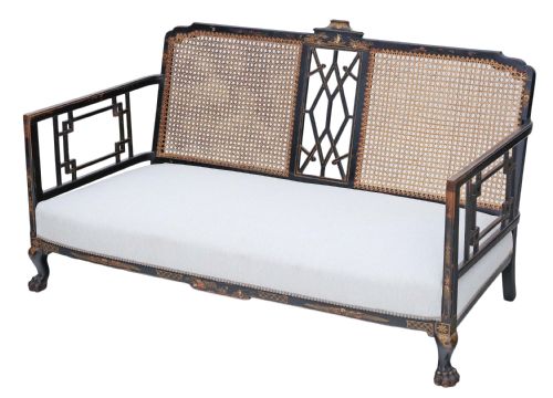 fig 2. Chinoiserie sofa settee chaise longue bergere