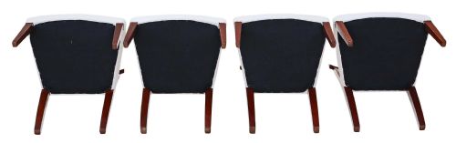 fig 2. Set of 4 mahogany 19th Century dining chairs