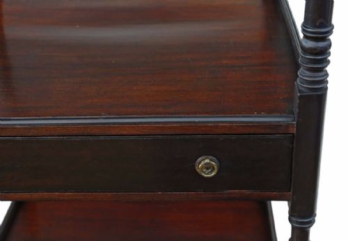 fig 2. 19th Century mahogany display dumb waiter buffet serving table
